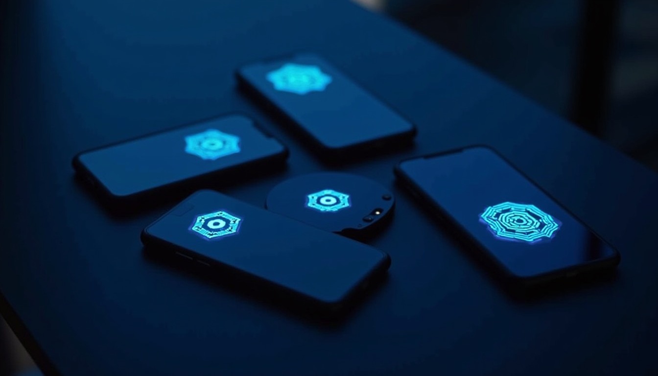 Comparatif logos IA sur smartphones