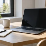 Choisir un PC portable en 2026 relève du parcours du
combattant. Entre les processeurs dernière génération, les écrans OLED
et les promesses marketing, comment s’y retrouver ? Ce guide vous aide à
faire le bon choix selon votre usage réel, sans vous
ruiner. Ordinateur portable ouvert sur un bureau clair