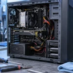 Dépannage informatique à domicile : quand appeler un professionnel Outils de depannage devant une tour d ordinateur
